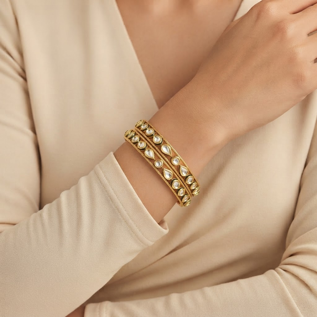 Meher Kundan Bangles