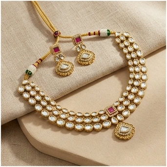 Ruby Kundan Heritage Set
