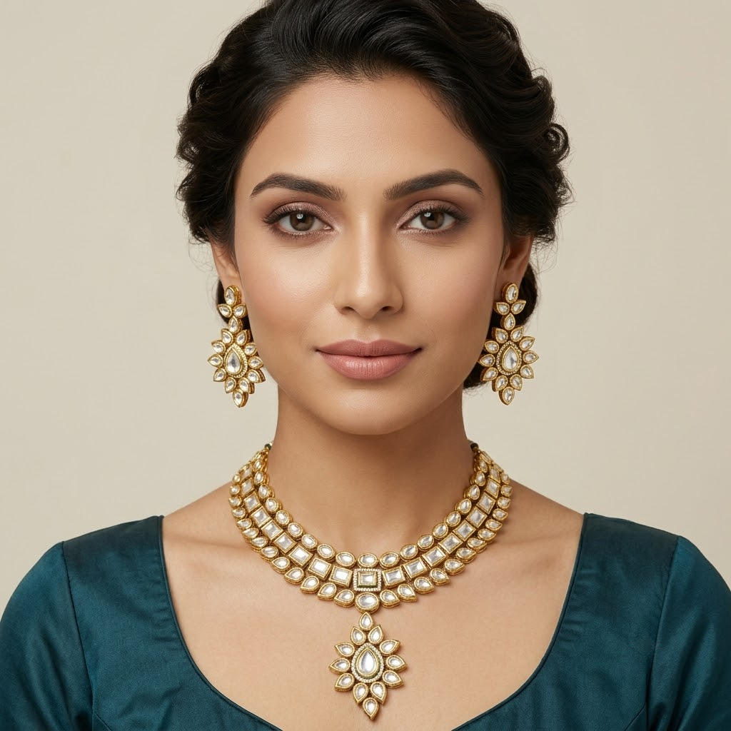 Royal Kundan Necklace Set