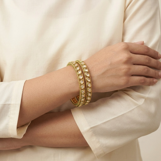 Classic Kundan Bangles