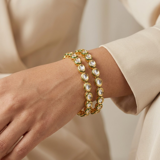 Aarohi Kundan Bangles