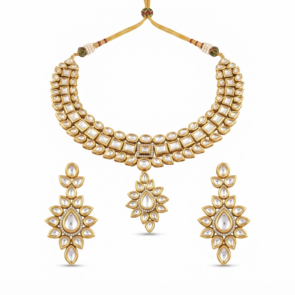 Royal Kundan Necklace Set