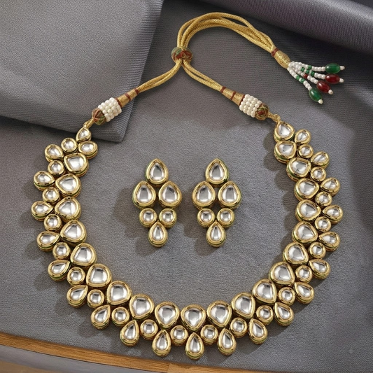 Teardrop Cluster Necklace Set